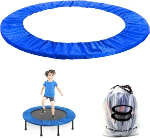 Trampoline Spring Cover 40 Inch Replacement Safety Pad for Mini Trampoline 3 Layer Protect Tear-Resistant Oxford Cloth Easy to Install Replacement for Home, Gym
