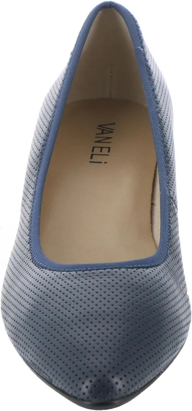 VANELi Womens Fiona Faux Leather Flat Shoes