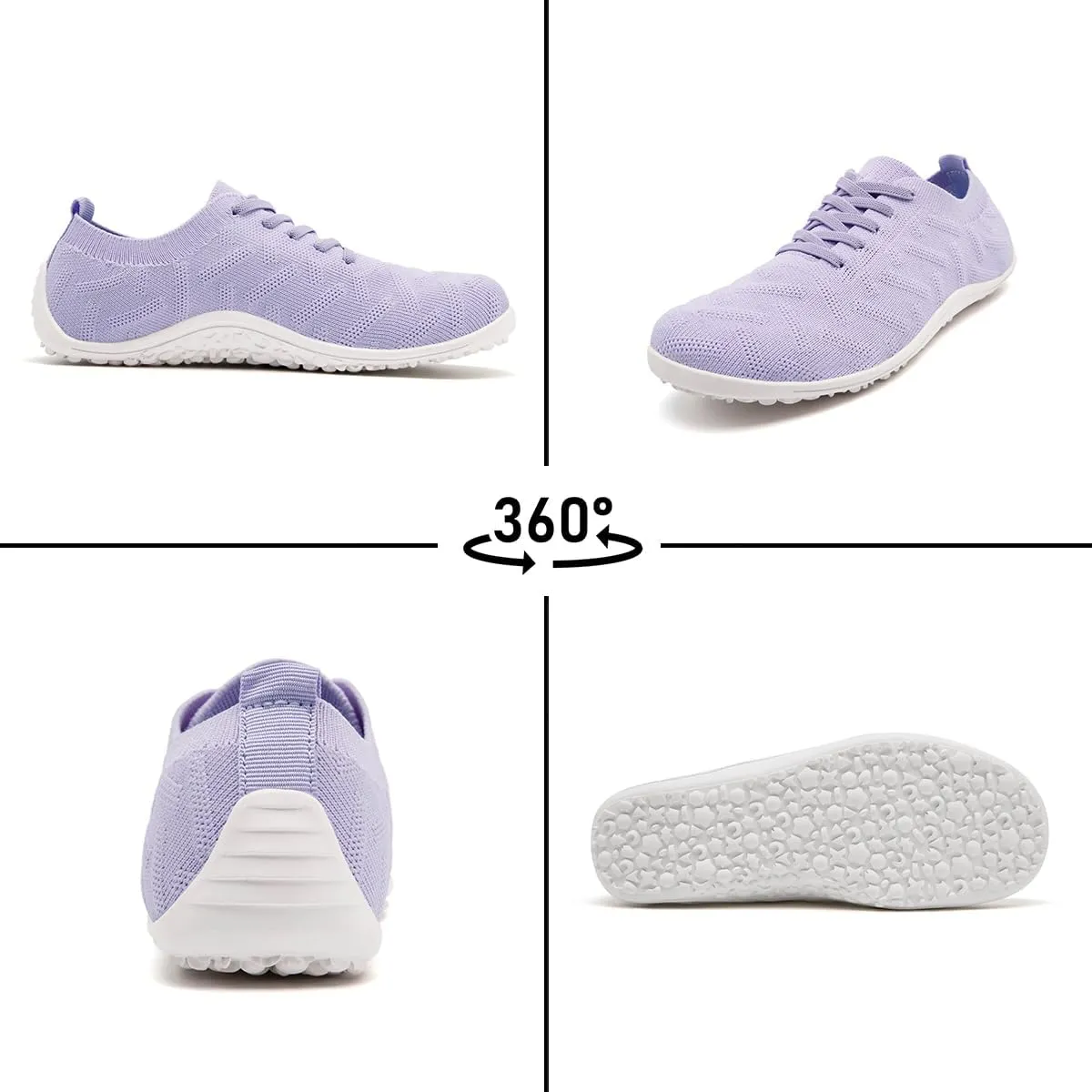 Women Barefoot Shoes Slip-On Lightweight Minimalist Walking Shoes for Travel Hiking Casual Wear Daily Use Zero Drop Thin Sole Soft Breathable Upper
