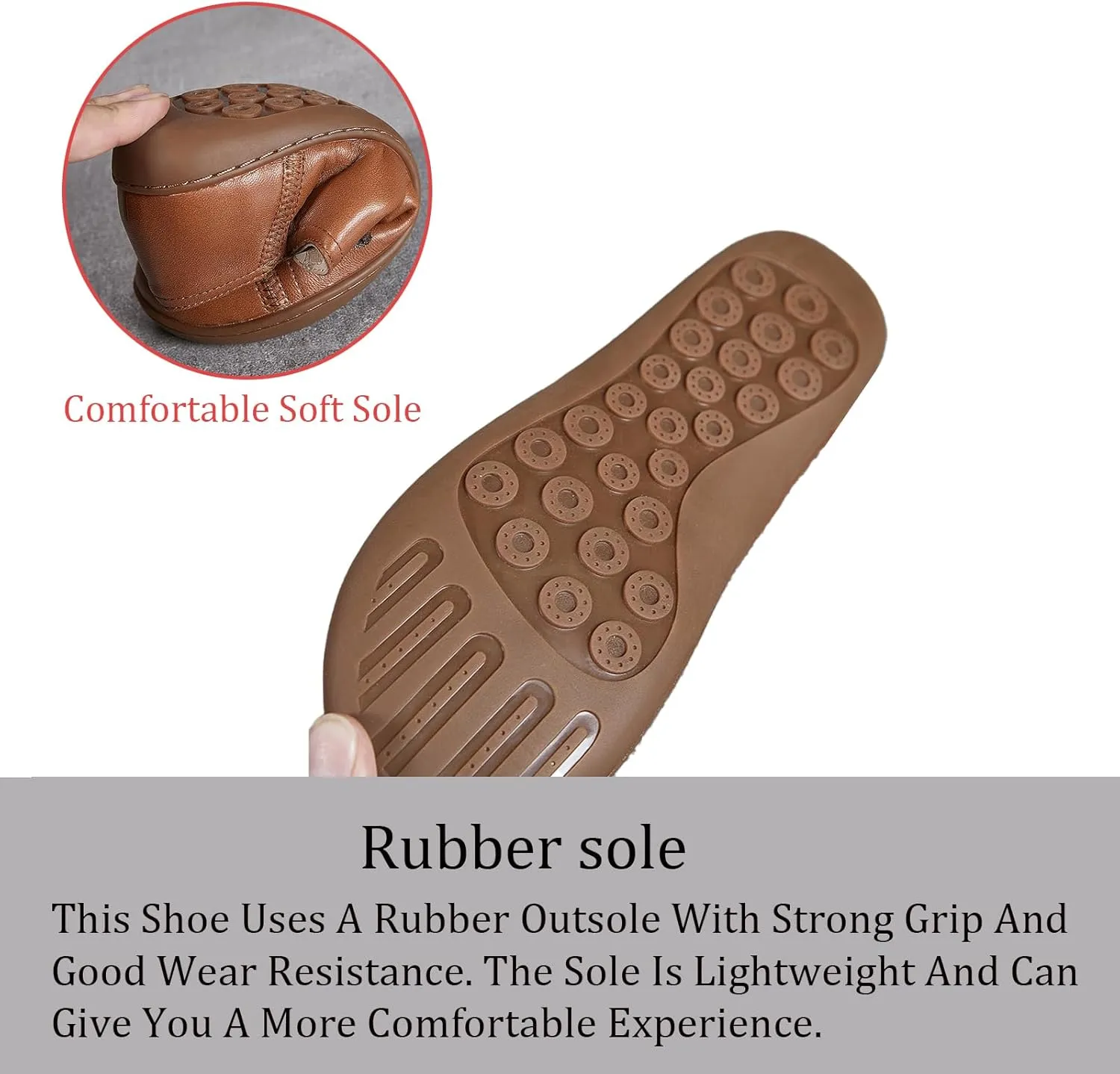 Women'S Genuine Leather Lace-Up Casual Barefoot Shoes Comfort Widen Round Toe Zero Drop Lightweight Soft Bottom Sneakers Leisure Office Work Non-Slip Dress Shoes